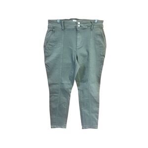 Old Navy high rise skinny Pants Green Sz 12 NWT